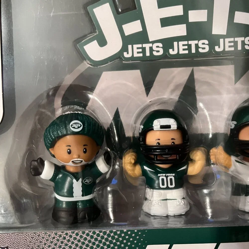 Little People Collector‎ Set - NFL JETS by Fisher Price   (kids/new)